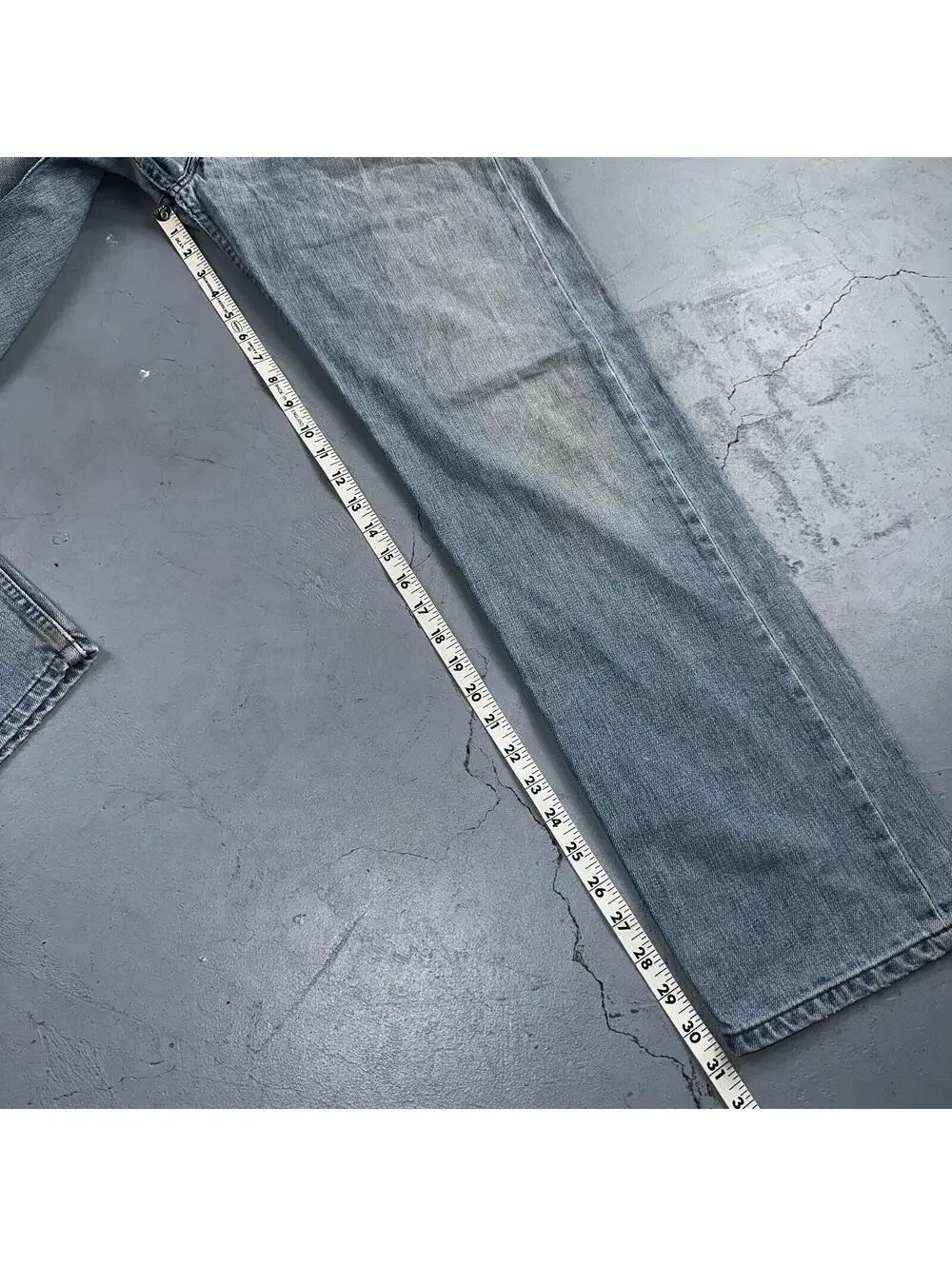 Levis 501 Vintage Y2K XX Straight Leg Jeans Blue Light Wash 34x34 Act 32x31